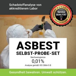 ASBEST TEST Selbst-Probe-Set 0,01%