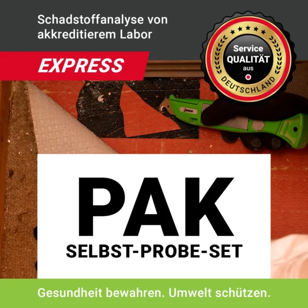 Pak Testing Spray PAK TEST Selbst-Probe-Set Express - Die Schadstoffsanierer