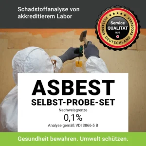 ASBEST TEST Selbst-Probe-Set 0,1%