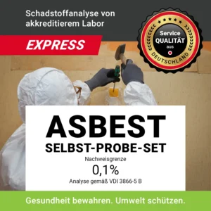 ASBEST TEST Selbst-Probe-Set 0,1% Express